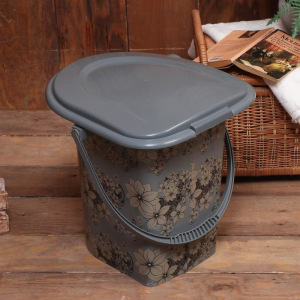 Ведро-туалет, 17 л, съёмный стульчак, «Парма» Ведро-туалет, 17 л, съёмный стульчак, «Парма»