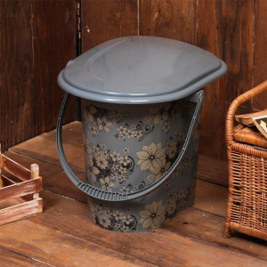 Ведро-туалет, 17 л, съёмный стульчак, «Парма» Ведро-туалет, 17 л, съёмный стульчак, «Парма»