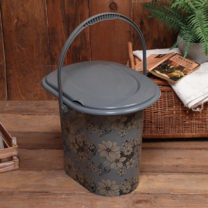 Ведро-туалет, 17 л, съёмный стульчак, «Парма» Ведро-туалет, 17 л, съёмный стульчак, «Парма»