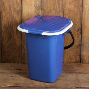Ведро-туалет, 18 л, съёмный стульчак, синий Ведро-туалет, 18 л, съёмный стульчак, синий