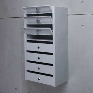 Ящик почтовый, 7 секций, с замком и ключами ЯПП-7 Ящик почтовый, 7 секций, с замком и ключами ЯПП-7