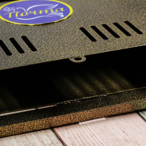 Ящик почтовый без замка (с петлёй), горизонтальный «Широкий», бронзовый Ящик почтовый без замка (с петлёй), горизонтальный «Широкий», бронзовый