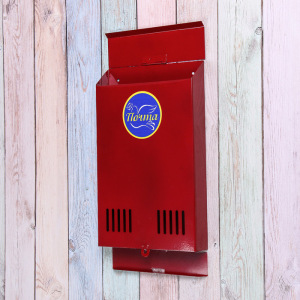 Ящик почтовый без замка (с петлёй), вертикальный, красный Ящик почтовый без замка (с петлёй), вертикальный, красный