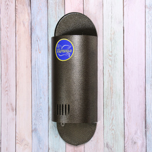 Ящик почтовый без замка (с петлёй), вертикальный, «Полукруглый», бронзовый Ящик почтовый без замка (с петлёй), вертикальный, «Полукруглый», бронзовый