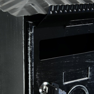 Ящик почтовый черный 28*11*35 см Ящик почтовый черный 28*11*35 см