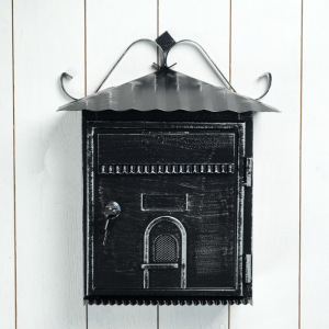 Ящик почтовый черный 28*11*35 см Ящик почтовый черный 28*11*35 см