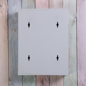 Ящик почтовый «Маил», вертикальный, с замком, серый Ящик почтовый «Маил», вертикальный, с замком, серый