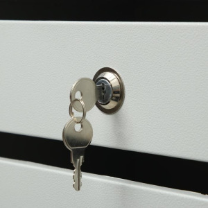 Ящик почтовый, многосекционный, 10 секций, с задней стенкой, тёмно-серый Ящик почтовый, многосекционный, 10 секций, с задней стенкой, тёмно-серый