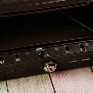 Ящик почтовый, пластиковый, «Декор», с замком, коричневый Ящик почтовый, пластиковый, «Декор», с замком, коричневый