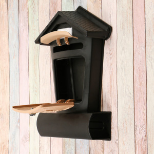 Ящик почтовый, пластиковый, «Элит», с замком, чёрный Ящик почтовый, пластиковый, «Элит», с замком, чёрный