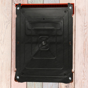 Ящик почтовый, пластиковый, «Премиум», с щеколдой, с накладкой, коричневый Ящик почтовый, пластиковый, «Премиум», с щеколдой, с накладкой, коричневый