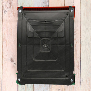 Ящик почтовый, пластиковый, «Премиум», с щеколдой, с накладкой, зелёный Ящик почтовый, пластиковый, «Премиум», с щеколдой, с накладкой, зелёный