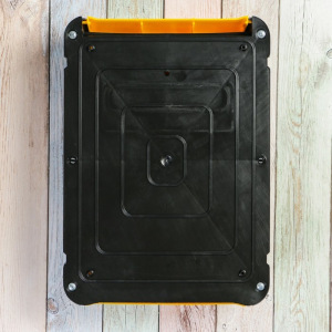 Ящик почтовый, пластиковый, «Стандарт», с щеколдой, с накладкой, серый Ящик почтовый, пластиковый, «Стандарт», с щеколдой, с накладкой, серый