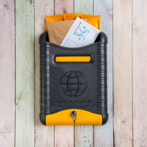 Ящик почтовый, пластиковый, «Стандарт», с замком, серый Ящик почтовый, пластиковый, «Стандарт», с замком, серый