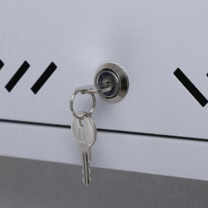 Ящик почтовый с замком, горизонтальный «Маил», серый Ящик почтовый с замком, горизонтальный «Маил», серый