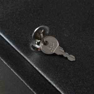 Ящик почтовый с замком, вертикальный, «Балтика М», чёрный муар Ящик почтовый с замком, вертикальный, «Балтика М», чёрный муар