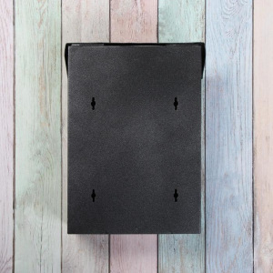 Ящик почтовый с замком, вертикальный, «Балтика М», чёрный муар Ящик почтовый с замком, вертикальный, «Балтика М», чёрный муар