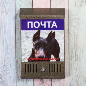 Ящик почтовый с замком, вертикальный, «Фото», МИКС, бронза Ящик почтовый с замком, вертикальный, «Фото», МИКС, бронза