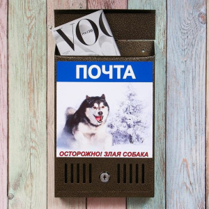 Ящик почтовый с замком, вертикальный, «Фото», МИКС, бронза Ящик почтовый с замком, вертикальный, «Фото», МИКС, бронза