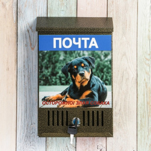 Ящик почтовый с замком, вертикальный, «Фото», МИКС, бронза Ящик почтовый с замком, вертикальный, «Фото», МИКС, бронза