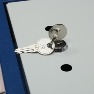 Ящик почтовый с замком, вертикальный «Герб», синий Ящик почтовый с замком, вертикальный «Герб», синий