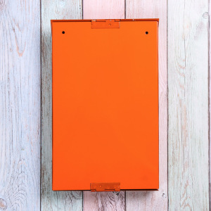 Ящик почтовый с замком, вертикальный, оранжевый Ящик почтовый с замком, вертикальный, оранжевый