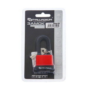 Замок навесной PALLADIUM 905WP-30L, влагозащищенный, длинная дужка, 3 английских ключа Замок навесной PALLADIUM 905WP-30L, влагозащищенный, длинная дужка, 3 английских ключа