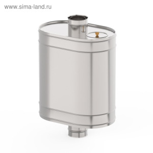 Бак на трубе для печи 60 л, d 130 мм, нержавейка 0.8 мм (штуцер 3/4") Бак на трубе для печи 60 л, d 130 мм, нержавейка 0.8 мм (штуцер 3/4")