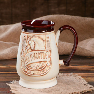 Бокал "Евро Подкова", под шамот, 1 л Бокал "Евро Подкова", под шамот, 1 л