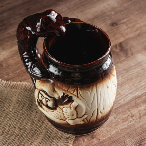 Бокал "Капитан рак", 1 л, микс Бокал "Капитан рак", 1 л, микс