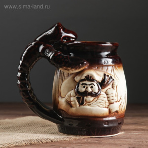 Бокал "Капитан рак", 1 л, микс Бокал "Капитан рак", 1 л, микс