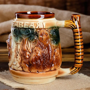 Бокал "Медведь", цветной, 1 л Бокал "Медведь", цветной, 1 л