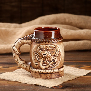 Бокал "Море", под шамот, 0.7 л, микс Бокал "Море", под шамот, 0.7 л, микс