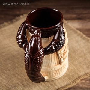 Бокал "Рак Кабан", под шамот, 0.7 л Бокал "Рак Кабан", под шамот, 0.7 л