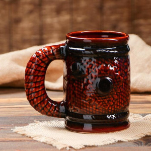 Бокал "Верёвка", 1 л, микс Бокал "Верёвка", 1 л, микс