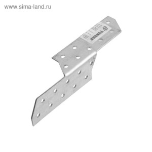 Держатель балки TUNDRA, 150х34х2.0 цинк левый, 1 шт Держатель балки TUNDRA, 150х34х2.0 цинк левый, 1 шт