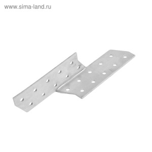 Держатель балки TUNDRA, 150х34х2.0 цинк левый, 1 шт Держатель балки TUNDRA, 150х34х2.0 цинк левый, 1 шт