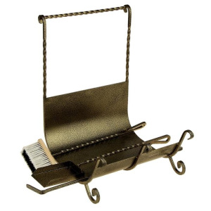 Дровница + 3 предмета (совок 64 см, щетка 58 см, кочерга 67 см) 46х42х63 см Дровница + 3 предмета (совок 64 см, щетка 58 см, кочерга 67 см) 46х42х63 см