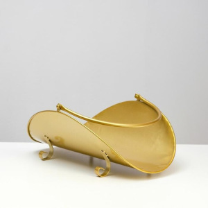 Дровница 49*30см, цвет золото Дровница 49*30см, цвет золото