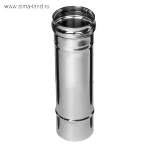 Дымоход Феррум нержавеющий 430/0.5 мм d 115 мм, L=0.25 м Дымоход Феррум нержавеющий 430/0.5 мм d 115 мм, L=0.25 м
