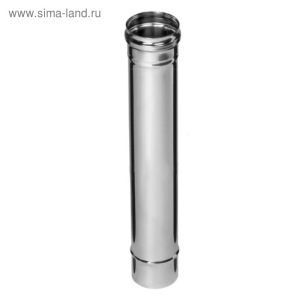 Дымоход Феррум нержавеющий 430/0.8 мм d 115 мм, L=0.5 м Дымоход Феррум нержавеющий 430/0.8 мм d 115 мм, L=0.5 м