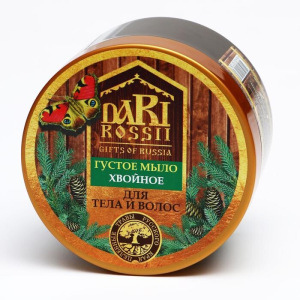 Густое мыло Dari Rossii "Хвойное" для тела и волос, 450 мл Густое мыло Dari Rossii "Хвойное" для тела и волос, 450 мл