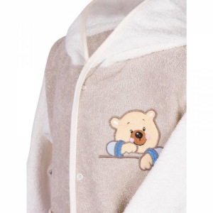 Халат детский 2-3 года Барни, цвет бежевый Халат детский 2-3 года Барни, цвет бежевый