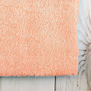 Халат для девочки с капюшоном, рост 116 см, персиковый, махра Халат для девочки с капюшоном, рост 116 см, персиковый, махра