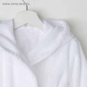 Халат махровый детский Экономь и Я р. 28, цв.белый, 100%хл с AIRO, 320 г/м2 Халат махровый детский Экономь и Я р. 28, цв.белый, 100%хл с AIRO, 320 г/м2