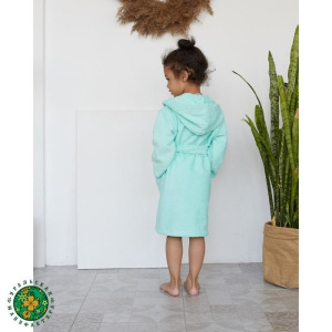 Халат махровый детский Экономь и Я р. 28, цв.нежно-бирюз, 100%хл с AIRO, 320 г/м2 Халат махровый детский Экономь и Я р. 28, цв.нежно-бирюз, 100%хл с AIRO, 320 г/м2