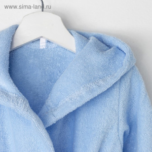 Халат махровый детский Экономь и Я р. 28, цв.нежно-голубой,100%хл 320 г/м2 Халат махровый детский Экономь и Я р. 28, цв.нежно-голубой,100%хл 320 г/м2