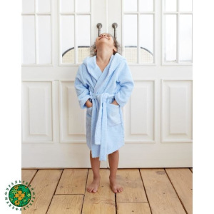 Халат махровый детский Экономь и Я р. 28, цв.нежно-голубой,100%хл 320 г/м2 Халат махровый детский Экономь и Я р. 28, цв.нежно-голубой,100%хл 320 г/м2