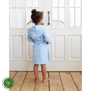 Халат махровый детский Экономь и Я р. 28, цв.нежно-голубой,100%хл 320 г/м2 Халат махровый детский Экономь и Я р. 28, цв.нежно-голубой,100%хл 320 г/м2