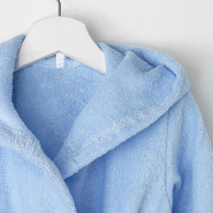 Халат махровый детский Экономь и Я р. 28, цв.нежно-голубой,100%хл 320 г/м2 Халат махровый детский Экономь и Я р. 28, цв.нежно-голубой,100%хл 320 г/м2